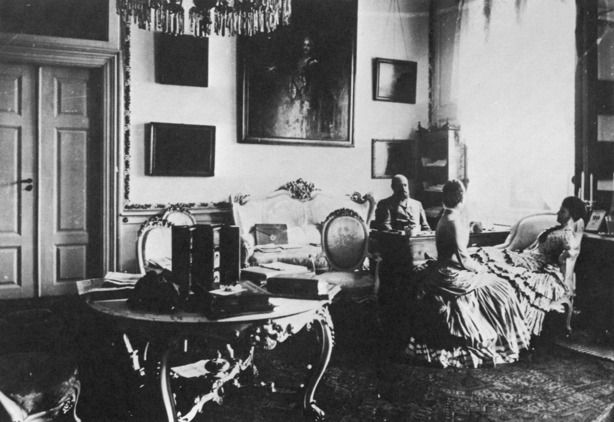 Carewicz Aleksander i wielka księżna Maria Fiodorowna Rosji, ok. 1880 autorstwa Unbekannt