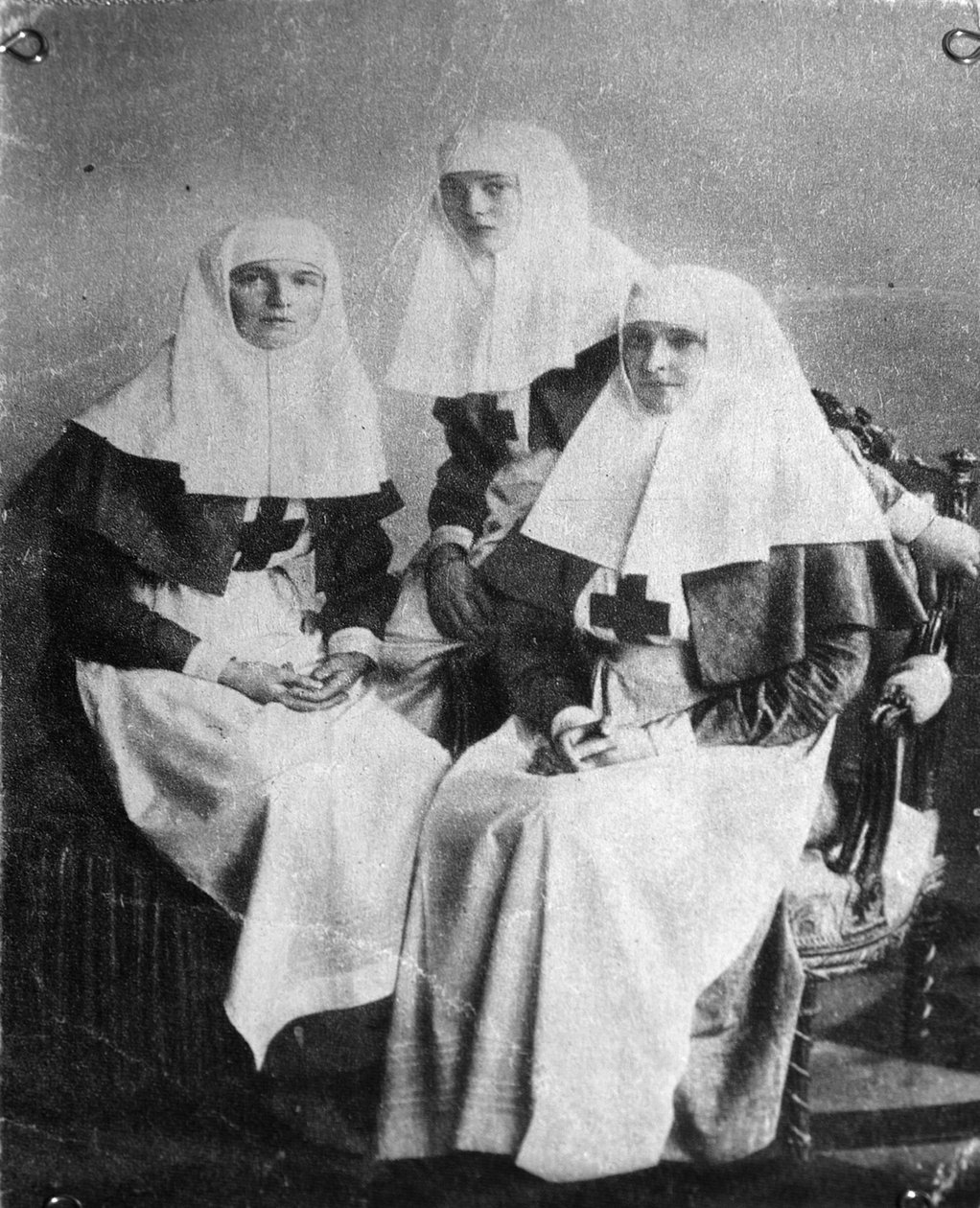 Caryca Aleksandra i wielkie księżne Olga i Tatiana Rosji, 1914 autorstwa Unbekannt