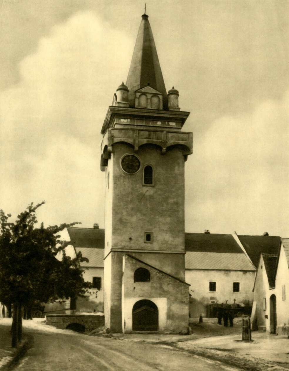 Wieża Turka, Breitenbrunn, Burgenland, Austria, c1935. autorstwa Unbekannt