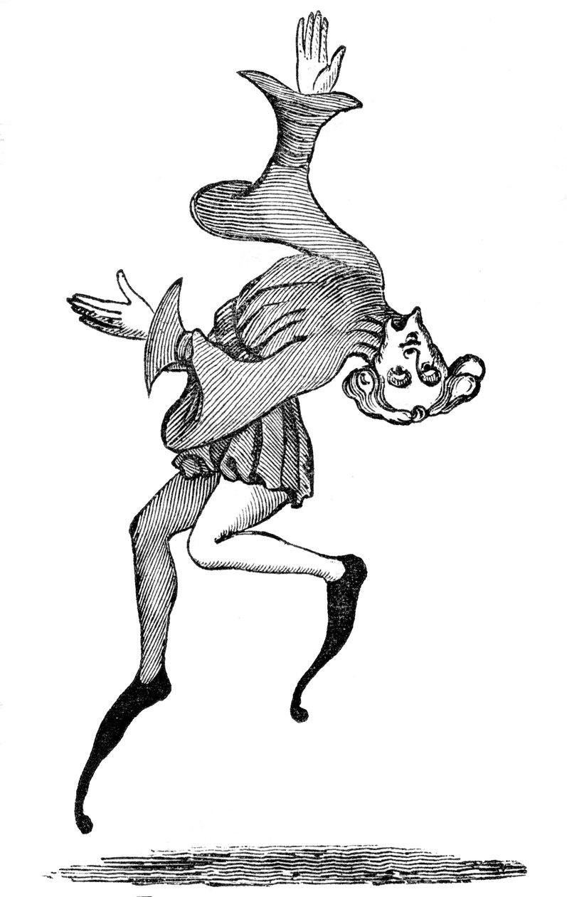 Upadek, XIV wiek, 1833 autorstwa Unbekannt