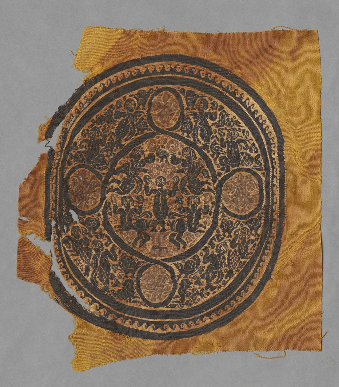 Fragment tuniki z segmentum, 400s - 600s. autorstwa Unbekannt