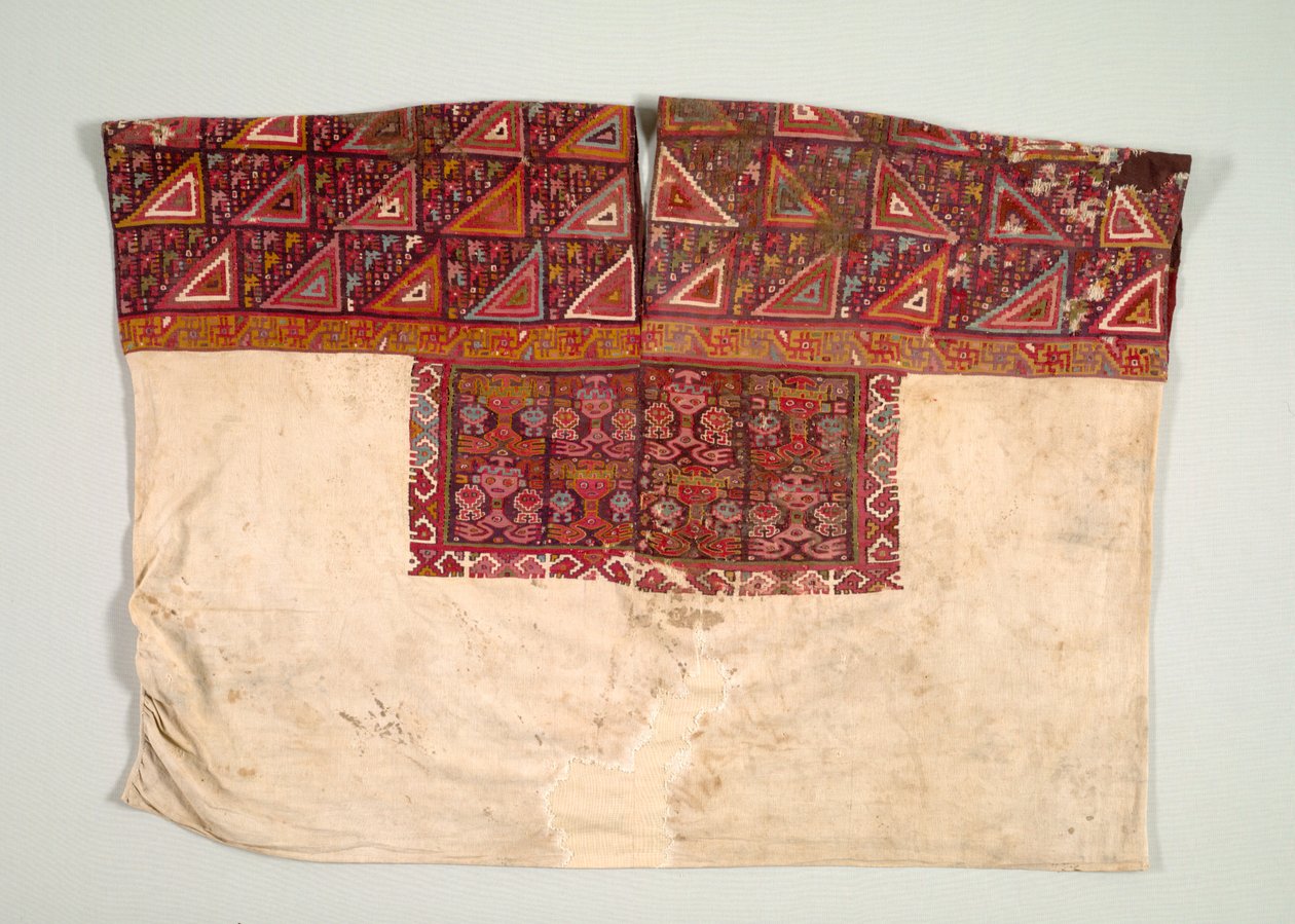 Koszula-tunika z karczkiem z tkaniny gobelinowej, 650-850. autorstwa Unbekannt
