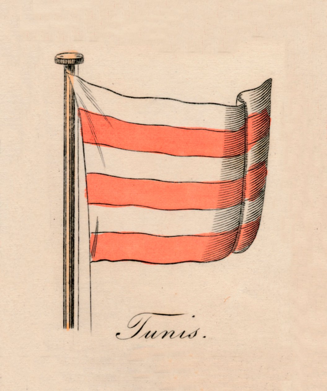 Tunis, 1838 r. autorstwa Unbekannt