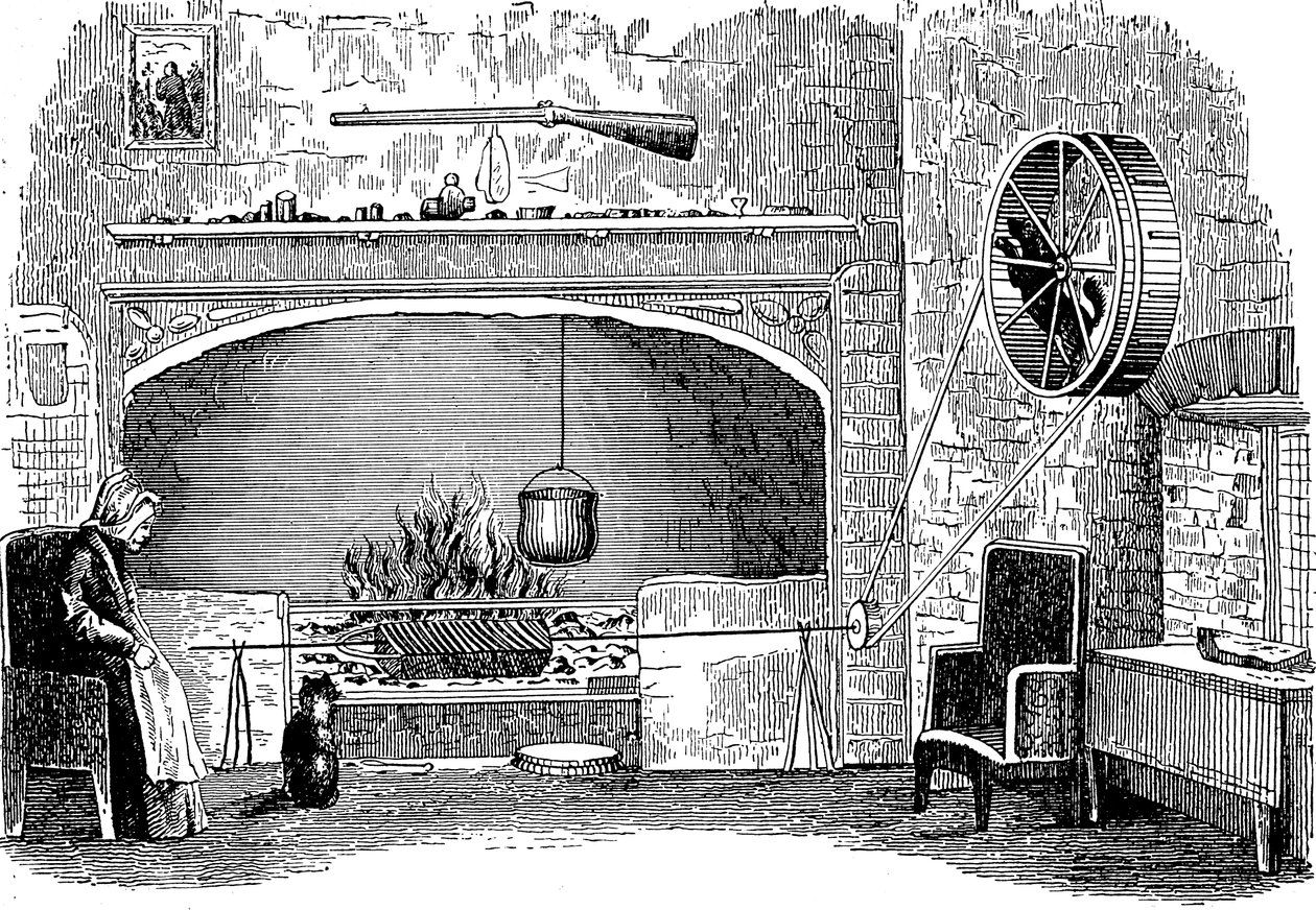 Pies z rogatem w pracy, ok. 1880 r. autorstwa Unbekannt