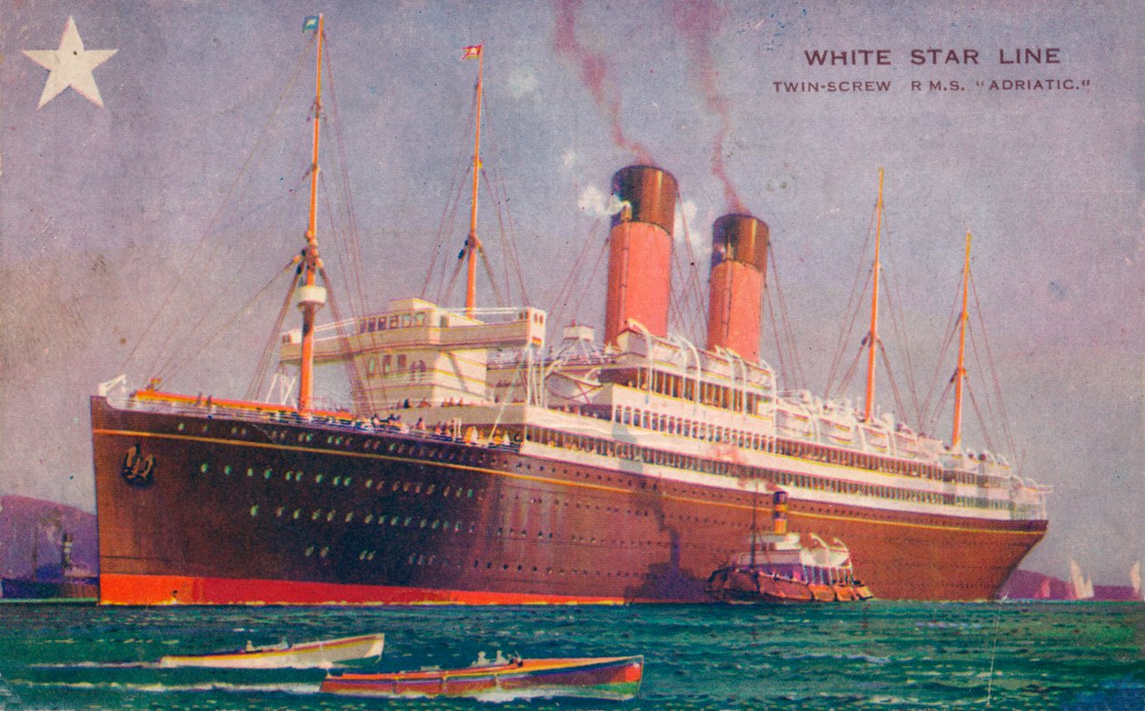 Podwójna śruba RMS Adriatic linii White Star, c1907 autorstwa Unbekannt