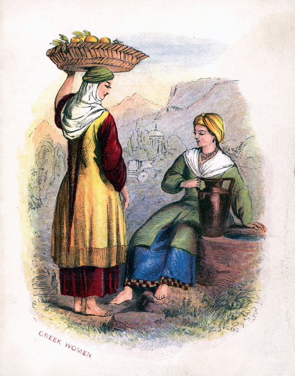 Dwie Greczynki, c1809 autorstwa Unbekannt