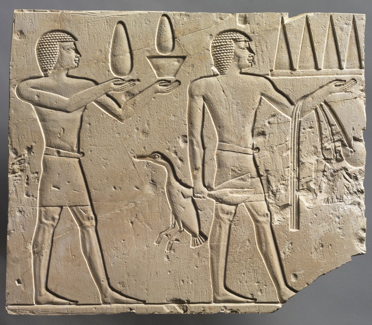 Dwóch ofiarodawców, c. 667-647 pne. autorstwa Unbekannt