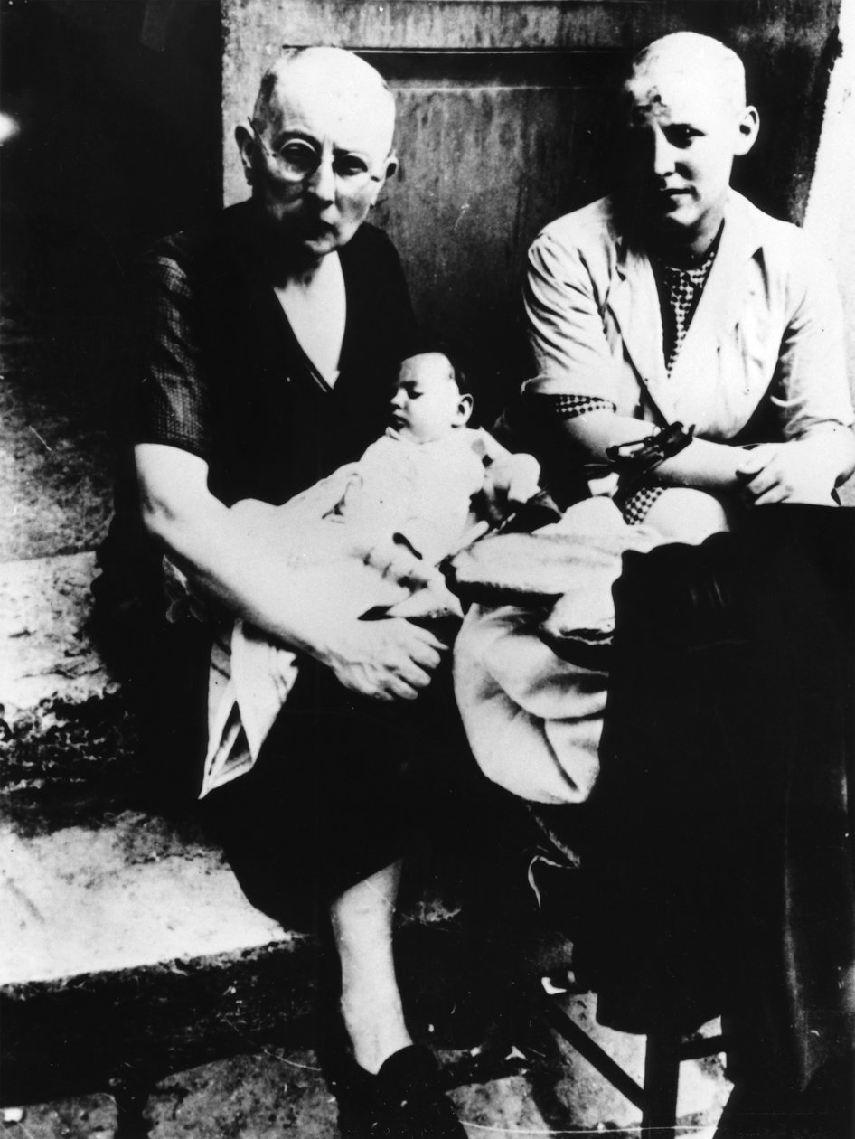 Dwie francuskie współpracowniczki, Chartres, Francja, 1944 autorstwa Unbekannt