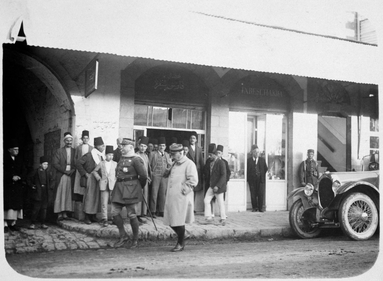 Dwóch oficerów francuskiej Legii Cudzoziemskiej, Syria, XX wiek autorstwa Unbekannt