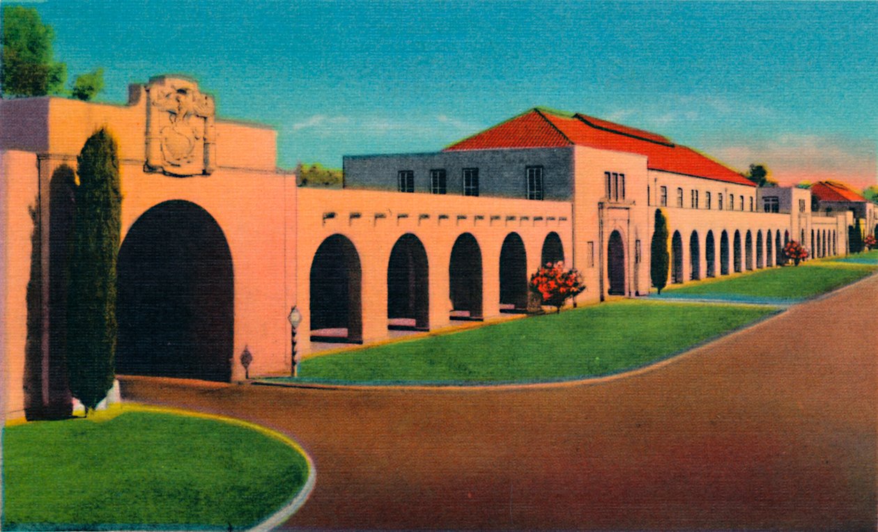 Baza Korpusu Piechoty Morskiej USA. San Diego, Kalifornia, ok. 1941 r. autorstwa Unbekannt