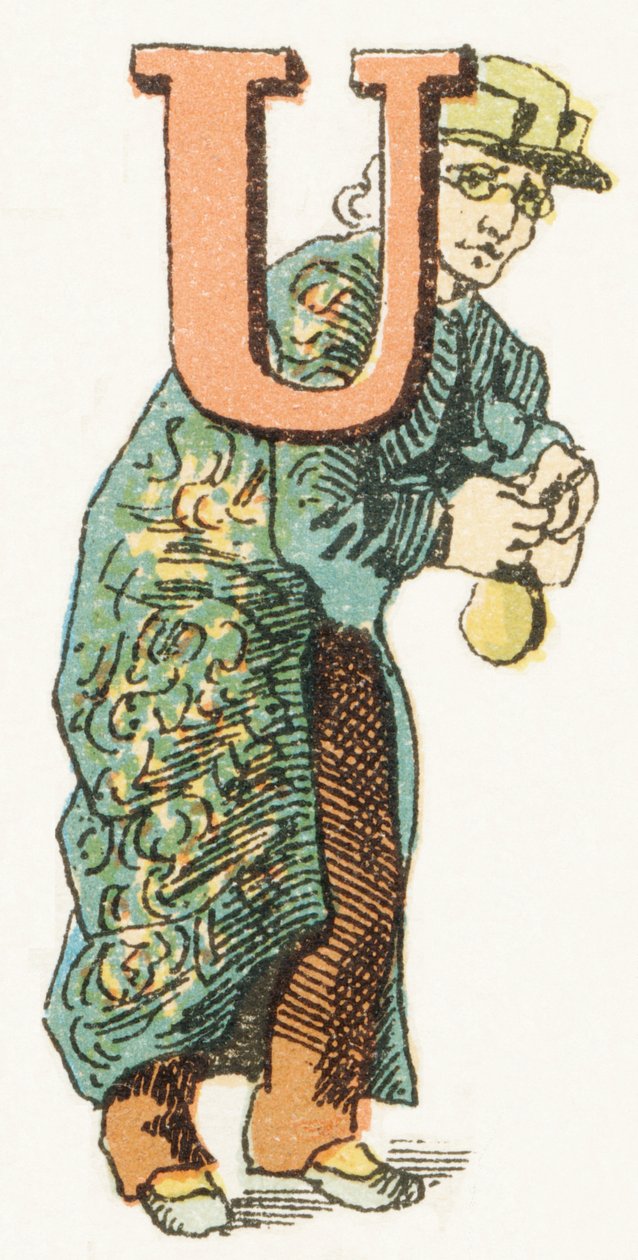 U - Lichwiarz - Alfabet Dziecięcy, Edycje Gordinne 1920 (grafika) autorstwa Unbekannt