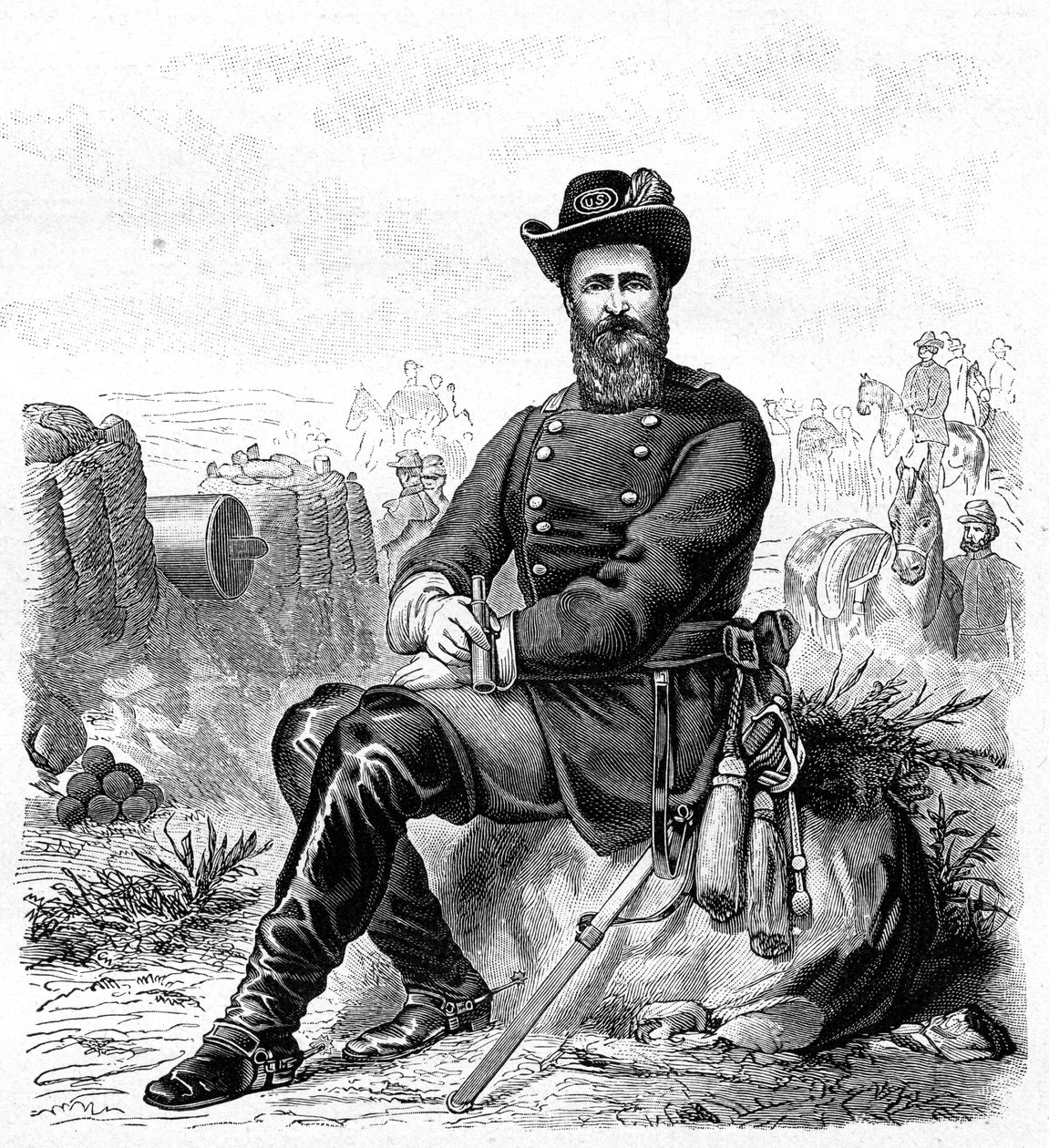 Ulysses S Grant, XIX-wieczny amerykański żołnierz i mąż stanu, 1900 autorstwa Unbekannt