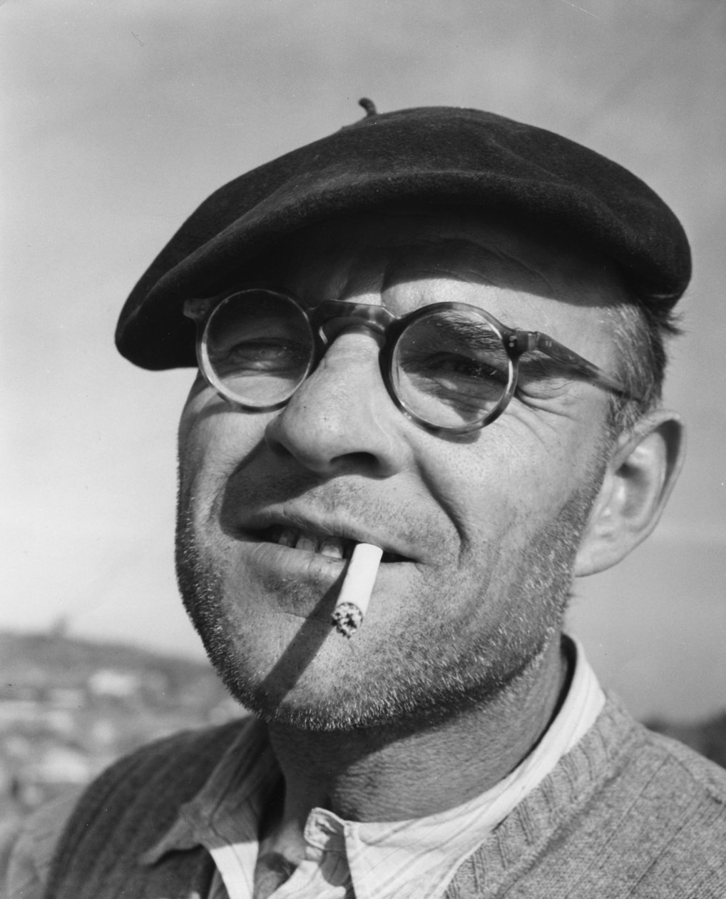 Umberto Bratti, kanał Donzere-Mondragon i pracownik energetyczny, 1952 autorstwa Unbekannt