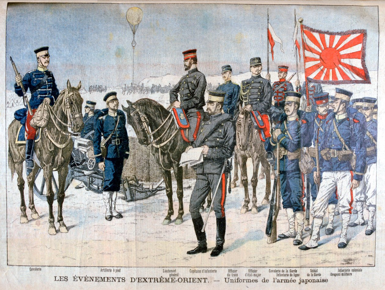 Mundury Armii Japońskiej, Mandżuria, 1904 autorstwa Unbekannt