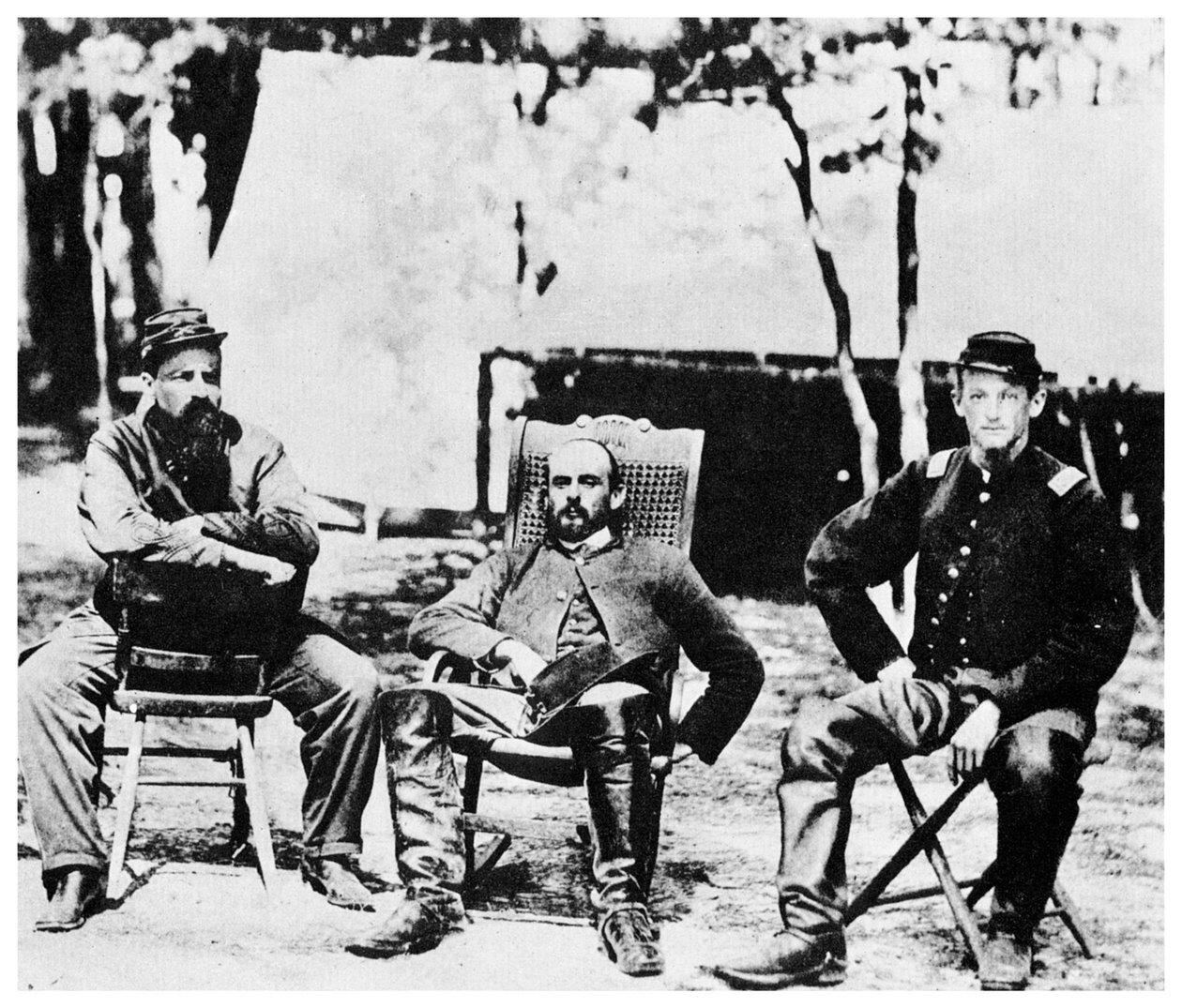 Union officers before the fall of Petersburg, American Civil War, 1864 1955 autorstwa Unbekannt