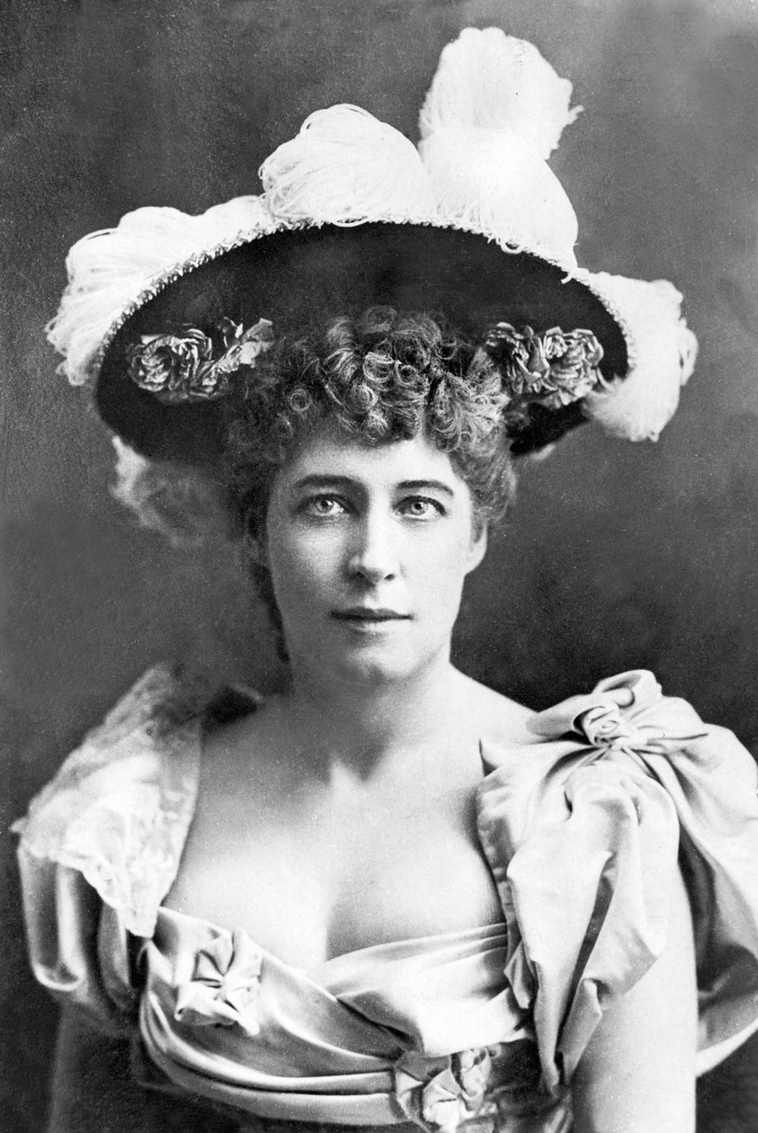Wielka Brytania : Portret Lily Langtry - c1902 autorstwa Unbekannt