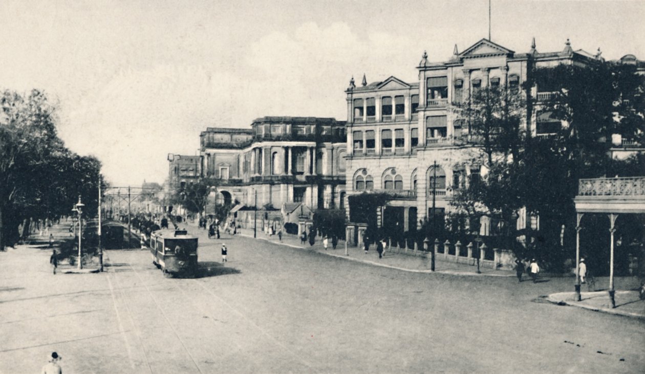 United Services Club, Chowringhee Road, Kalkuta, początek XX wieku. autorstwa Unbekannt