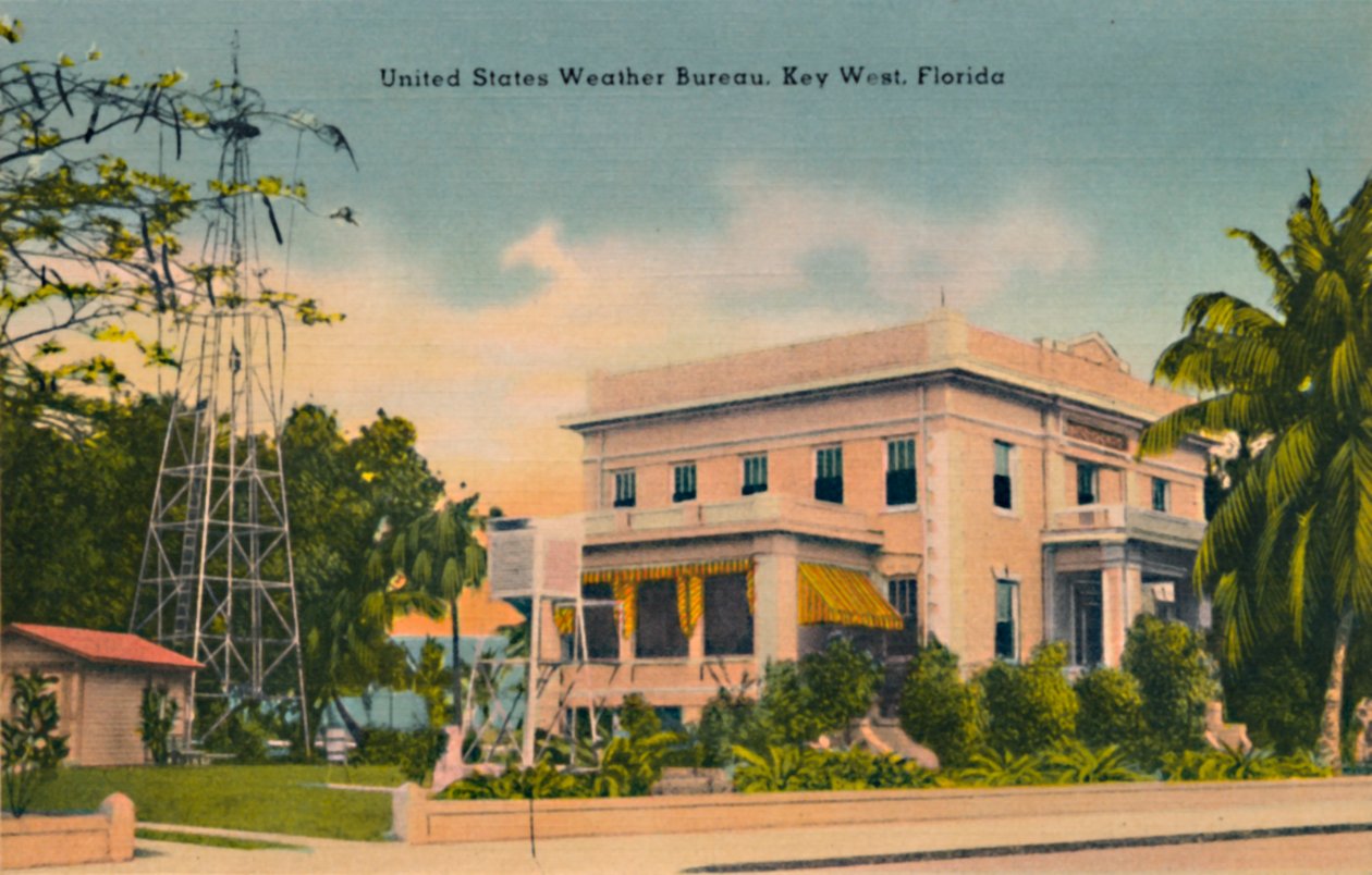 Biuro Pogody Stanów Zjednoczonych, Key West, Floryda, ok. 1940 r. autorstwa Unbekannt