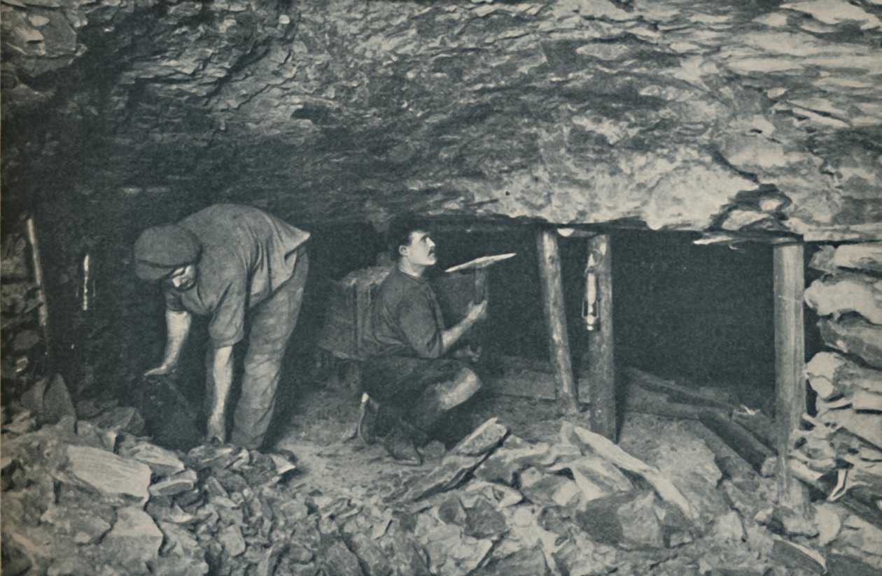 Nieświadomy bohaterowie, którzy trudzą się w niebezpieczeństwie, ok. 1935 r. autorstwa Unbekannt