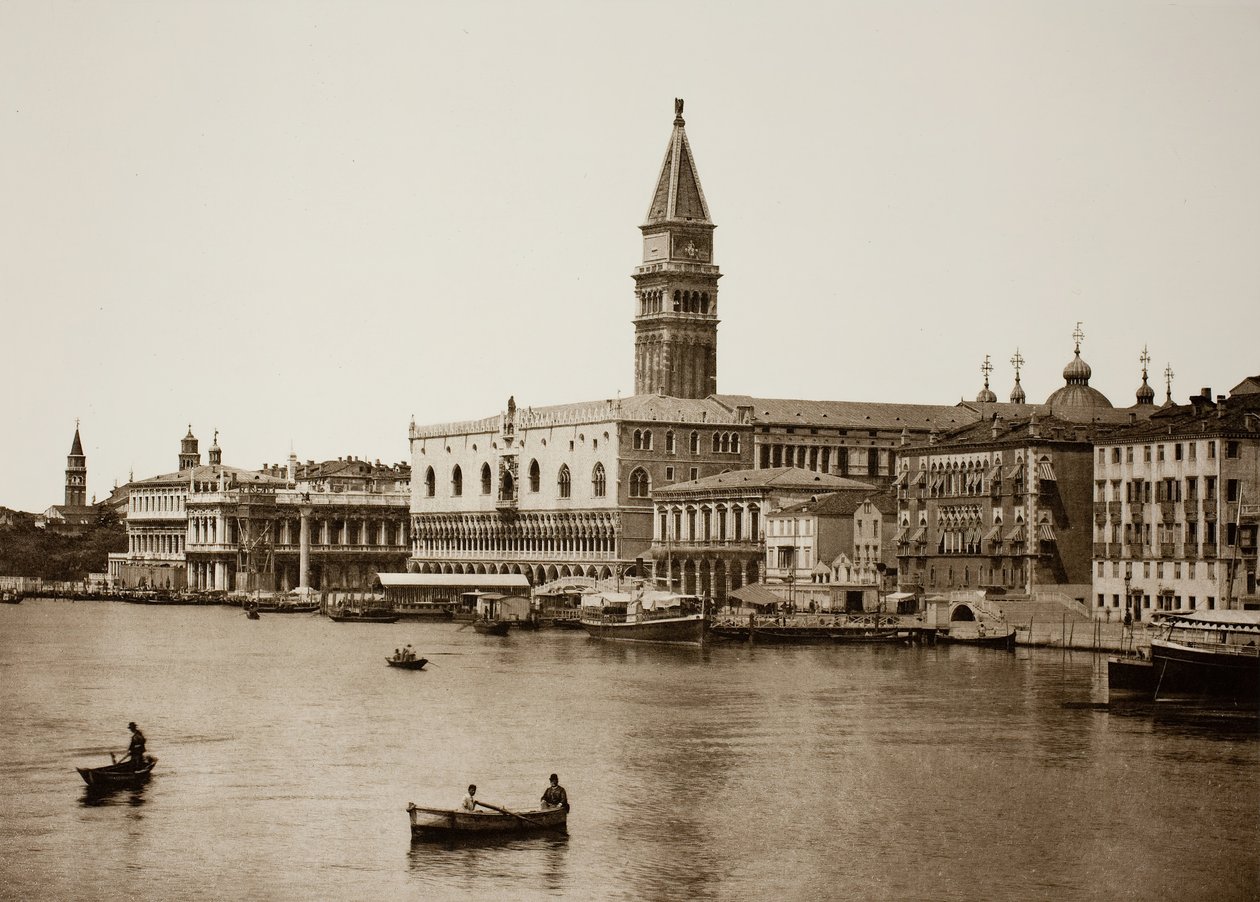 Bez tytułu 99, c. 1890. [Pałac Dożów i Canal Grande, Wenecja]. autorstwa Unbekannt