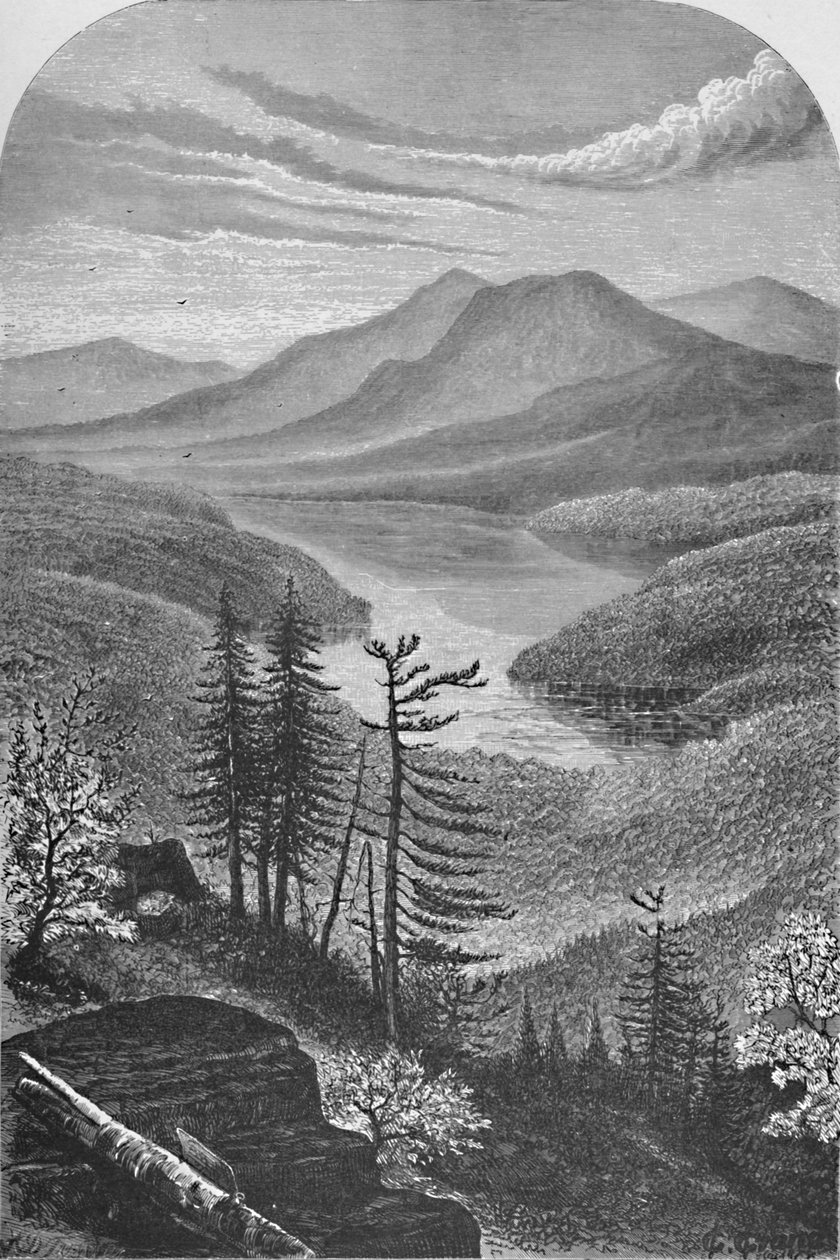 Jezioro Upper Ausable, c1870, 1883 autorstwa Unbekannt