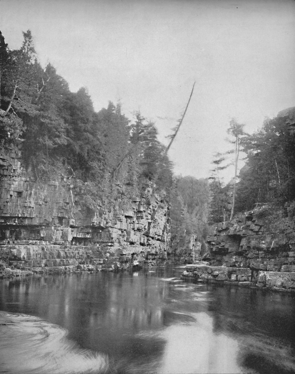 Górny koniec Au Sable Chasm, Adirondacks, c1897. autorstwa Unbekannt