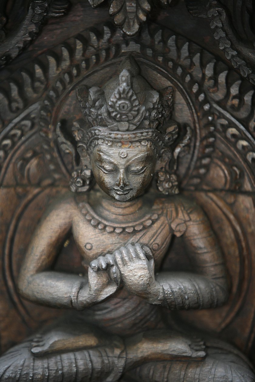 Vairochana, Piąty Budda, Katmandu, Nepal autorstwa Unbekannt