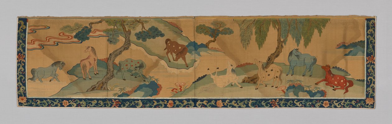 Falbana, Chiny, dynastia Qing 1644-1911, 17901820. autorstwa Unbekannt