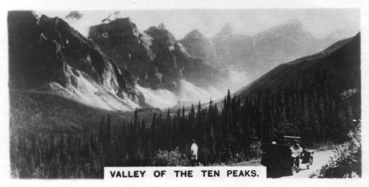 Dolina Dziesięciu Szczytów, Park Narodowy Banff, Alberta, Kanada, ok. 1920 r. autorstwa Unbekannt