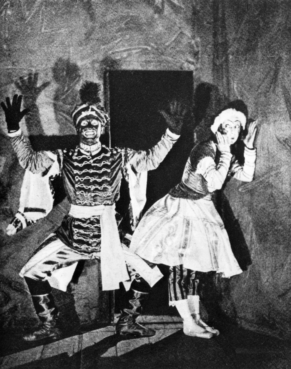 Wacław Niżyński, rosyjski tancerz baletowy, Pietruszka, Paryż, 1912, 1930 autorstwa Unbekannt