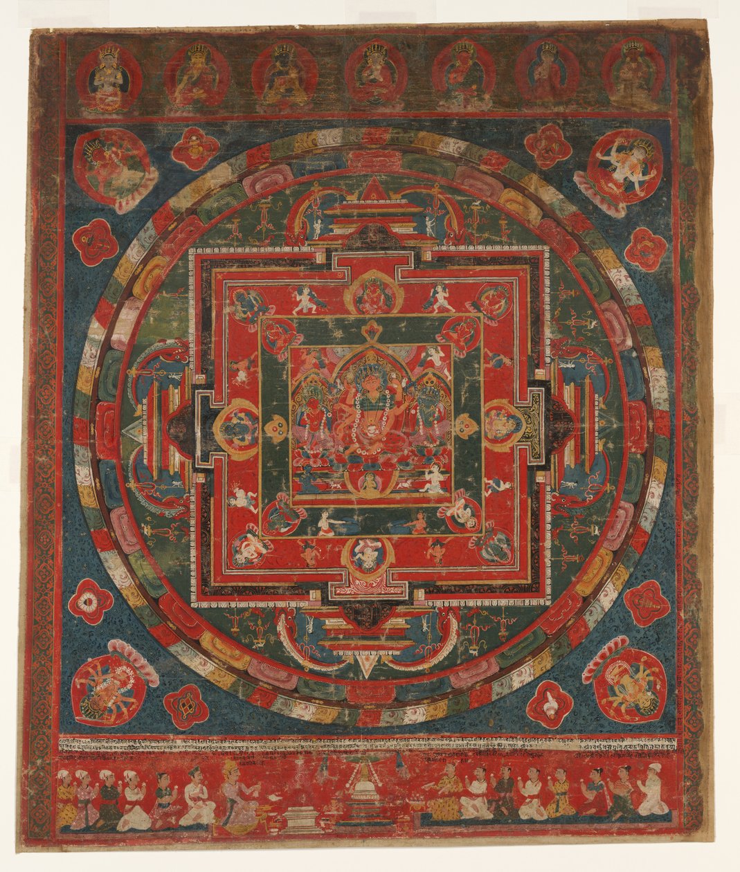 Vasudhara Mandala, datowana na 1777 Samvat 897. autorstwa Unbekannt