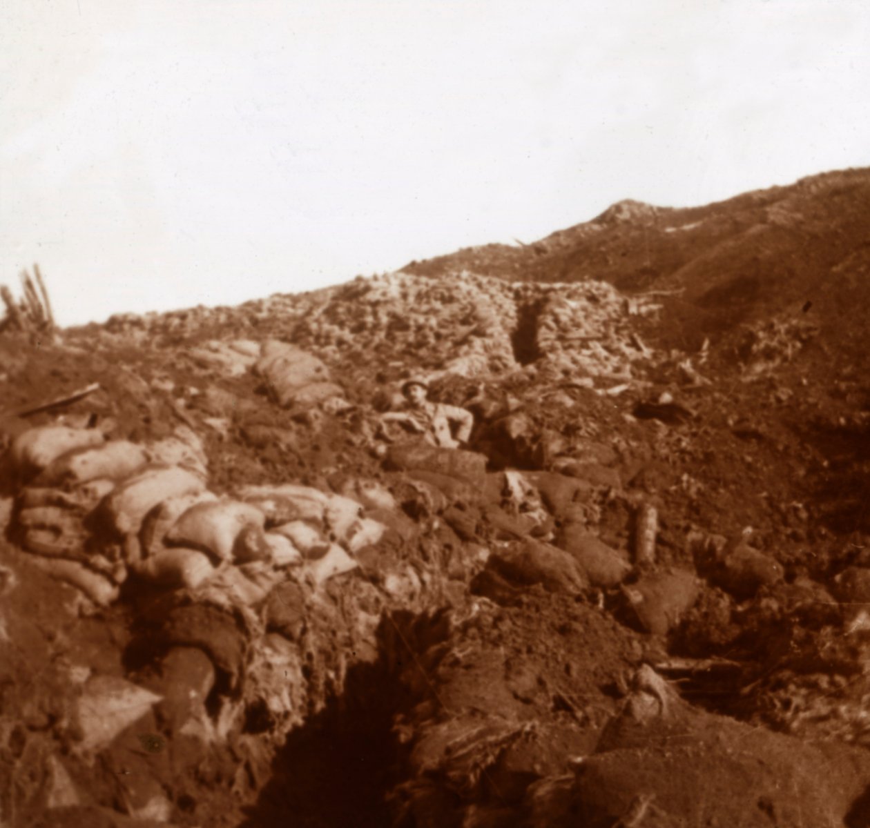 Vauquois, północna Francja, c1914-c1918 autorstwa Unbekannt