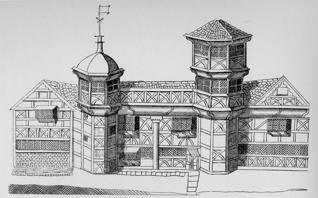 Dwór Vaux Hall, ok. 1813, 1912 r. autorstwa Unbekannt