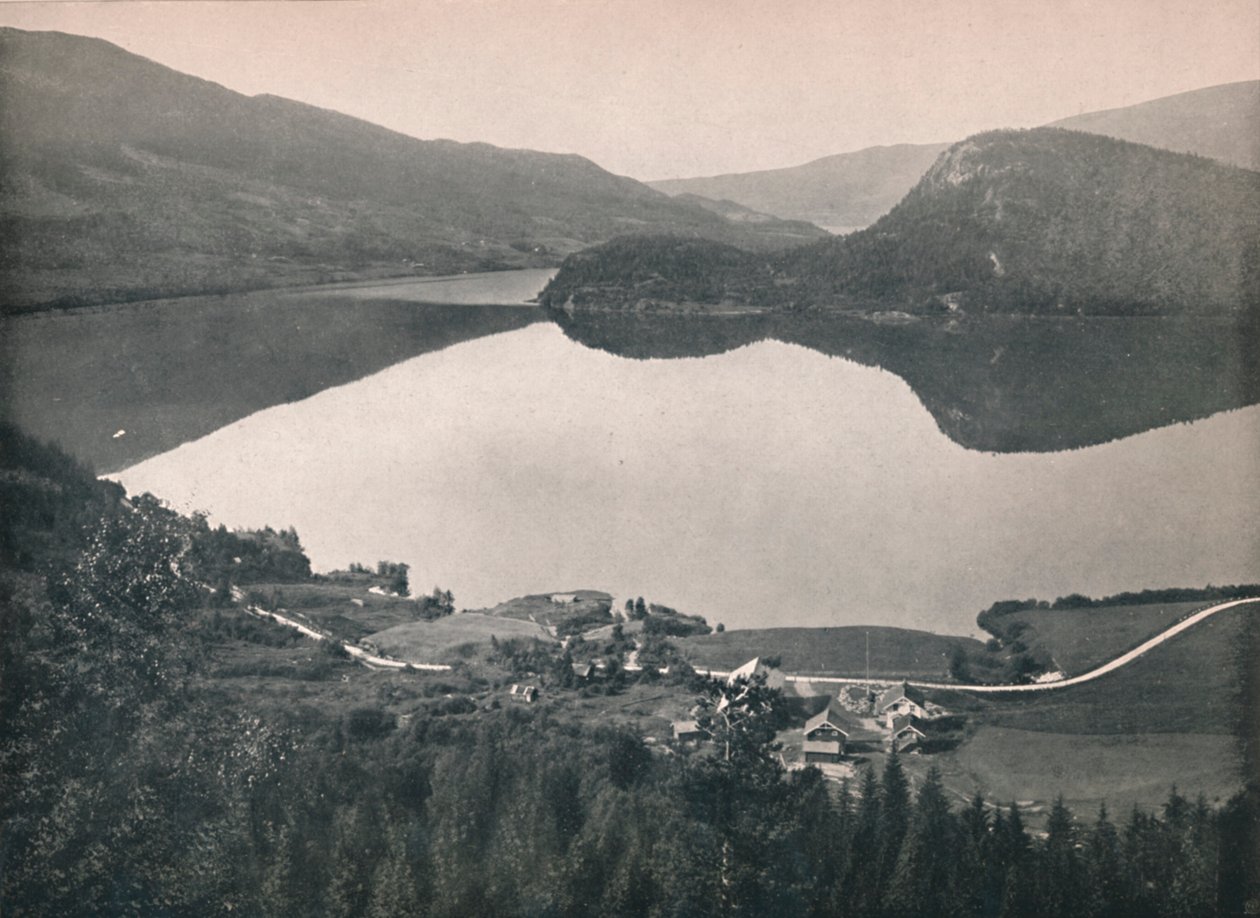 Przy tunelu Haversting, Bergensbanen, 1914. autorstwa Unbekannt