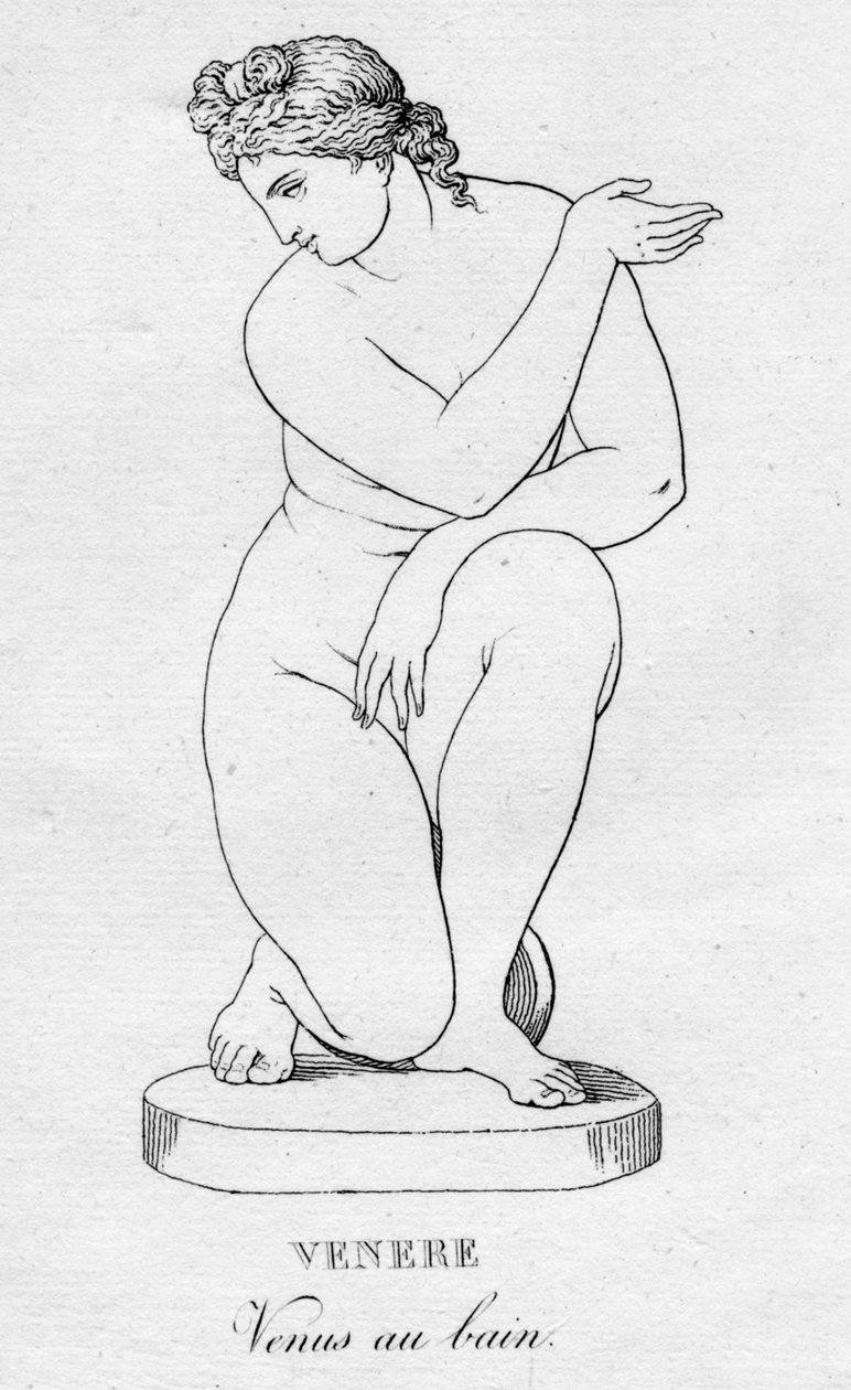 Venere Wenus w wannie, ok. 1850 autorstwa Unbekannt