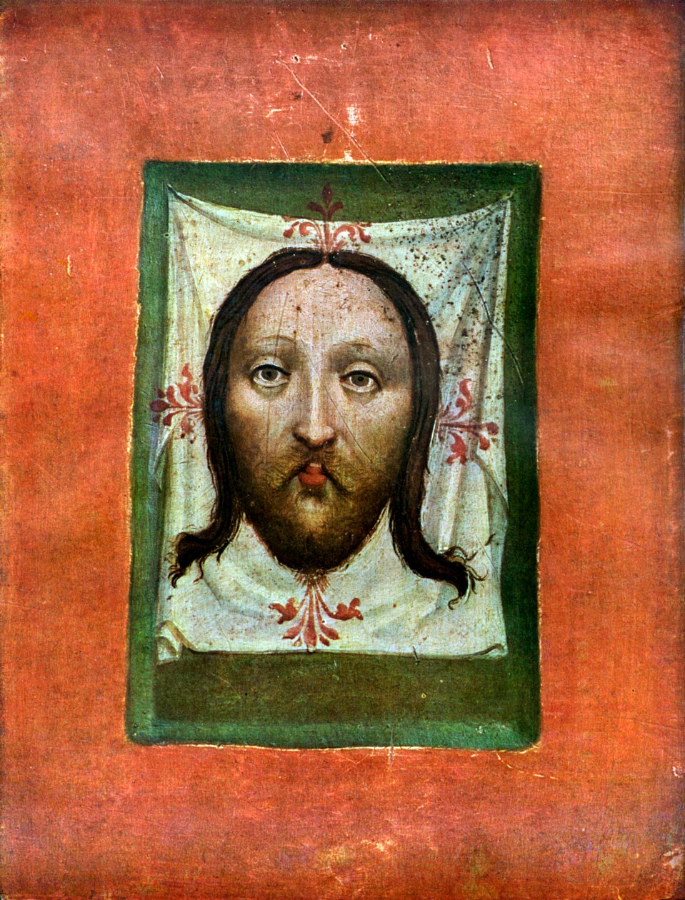 Vera Icon, tylny panel wiedeńskiej Madonny, c1470 1955 autorstwa Unbekannt