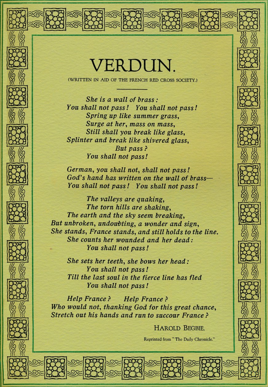 Verdun, 1916 autorstwa Unbekannt