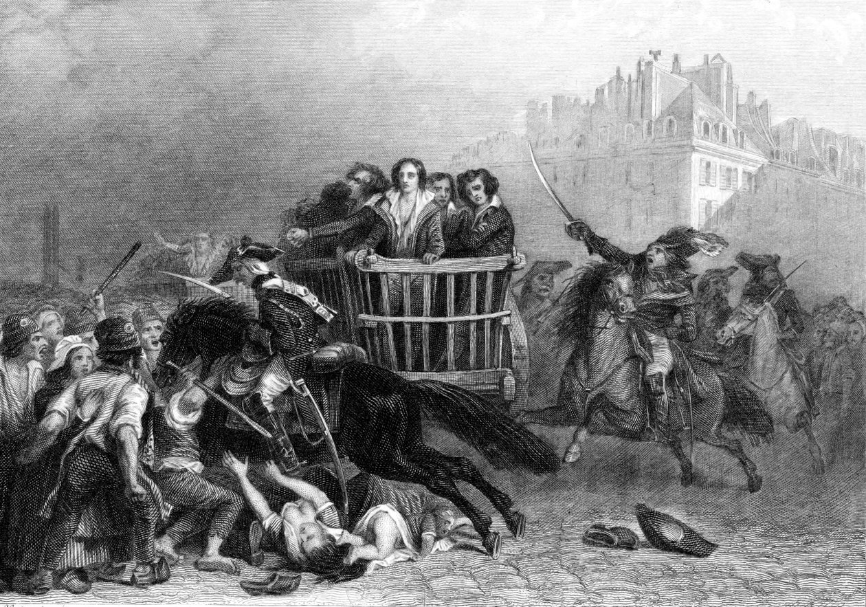 Ofiary terroru, rewolucja francuska, 1794 autorstwa Unbekannt