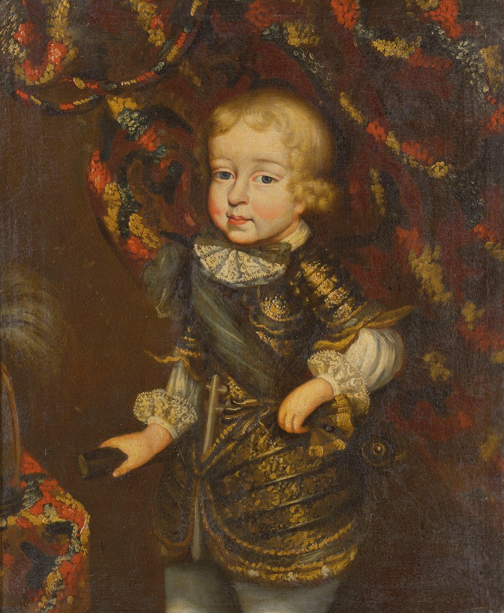 Victor Amadeus I 1587-1637, książę Sabaudii, jako niemowlę, XVII wiek. autorstwa Unbekannt