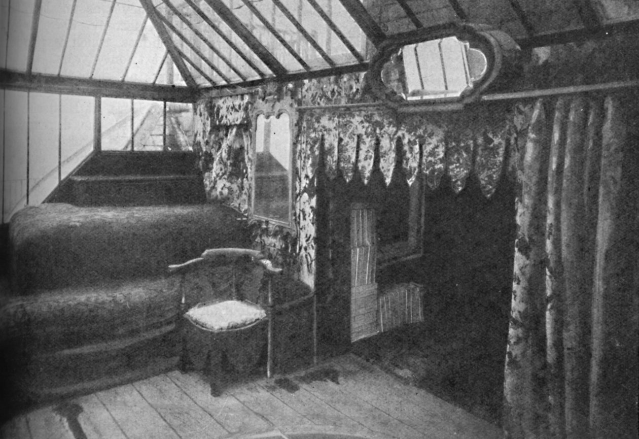 Gabinet Victora Hugos w Hauteville House - Pokój, w którym pisano les Miserables, ok. 1925 autorstwa Unbekannt