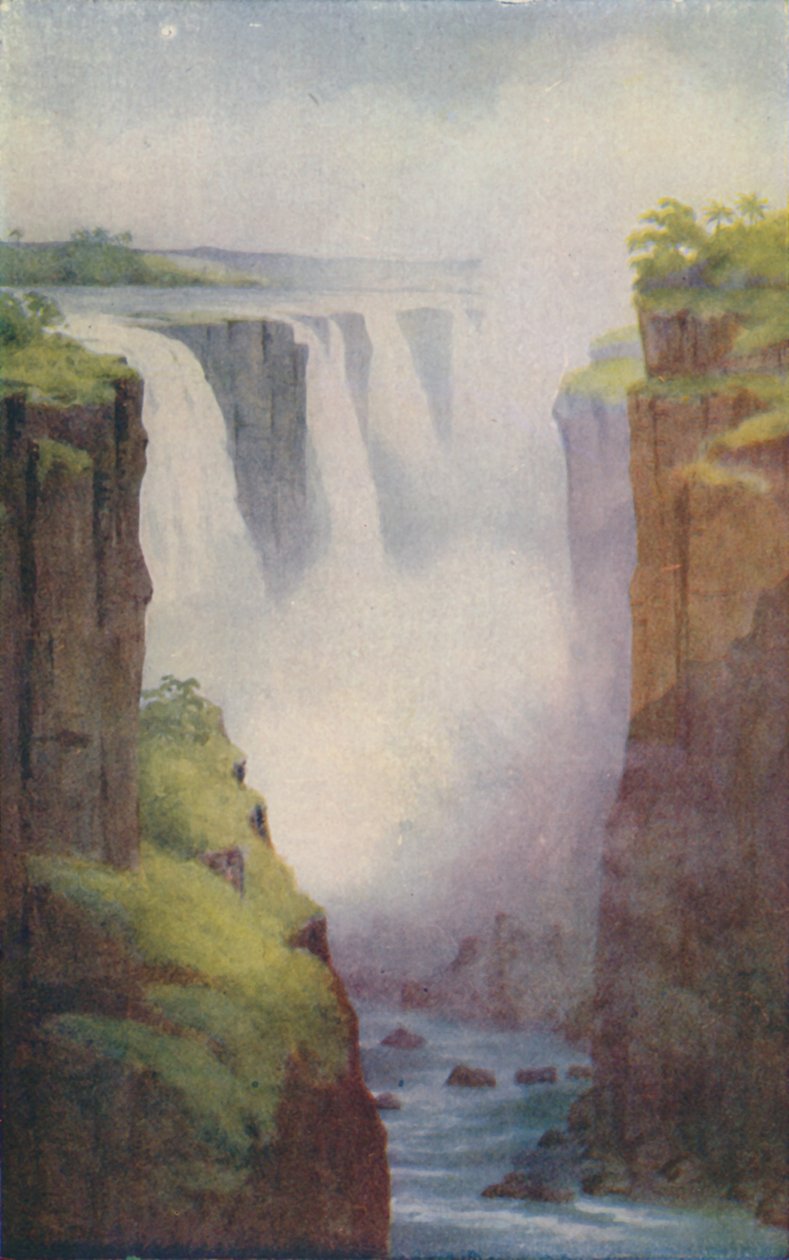 Wodospady Wiktorii, 1924 autorstwa Unbekannt