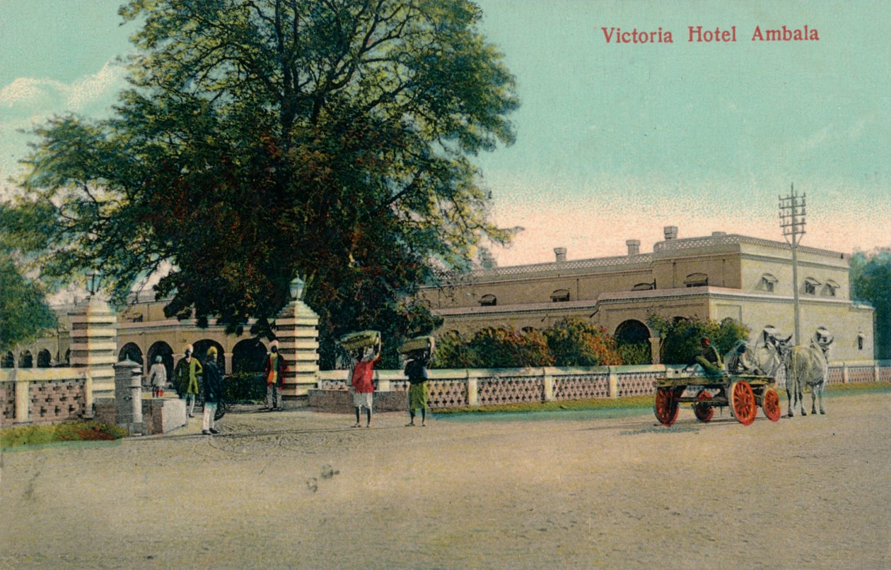 Victoria Hotel Ambala, ok. 1900 autorstwa Unbekannt
