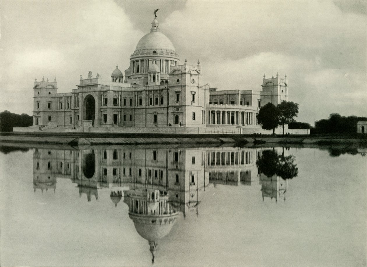 Victoria Memorial Hall, z północnego zachodu, 1925. autorstwa Unbekannt