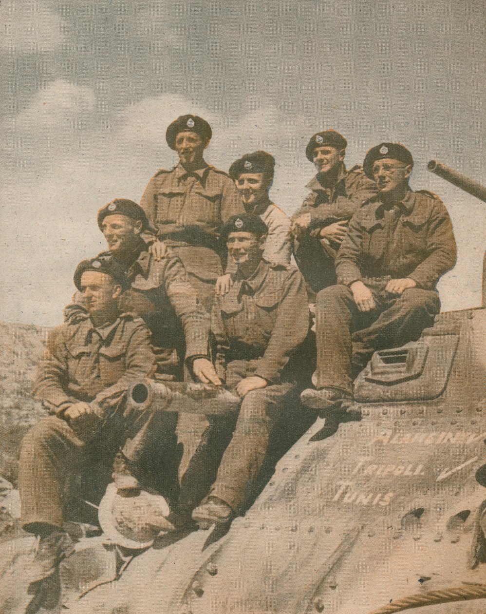 Zwycięzcy linii Mareth, 1943 autorstwa Unbekannt