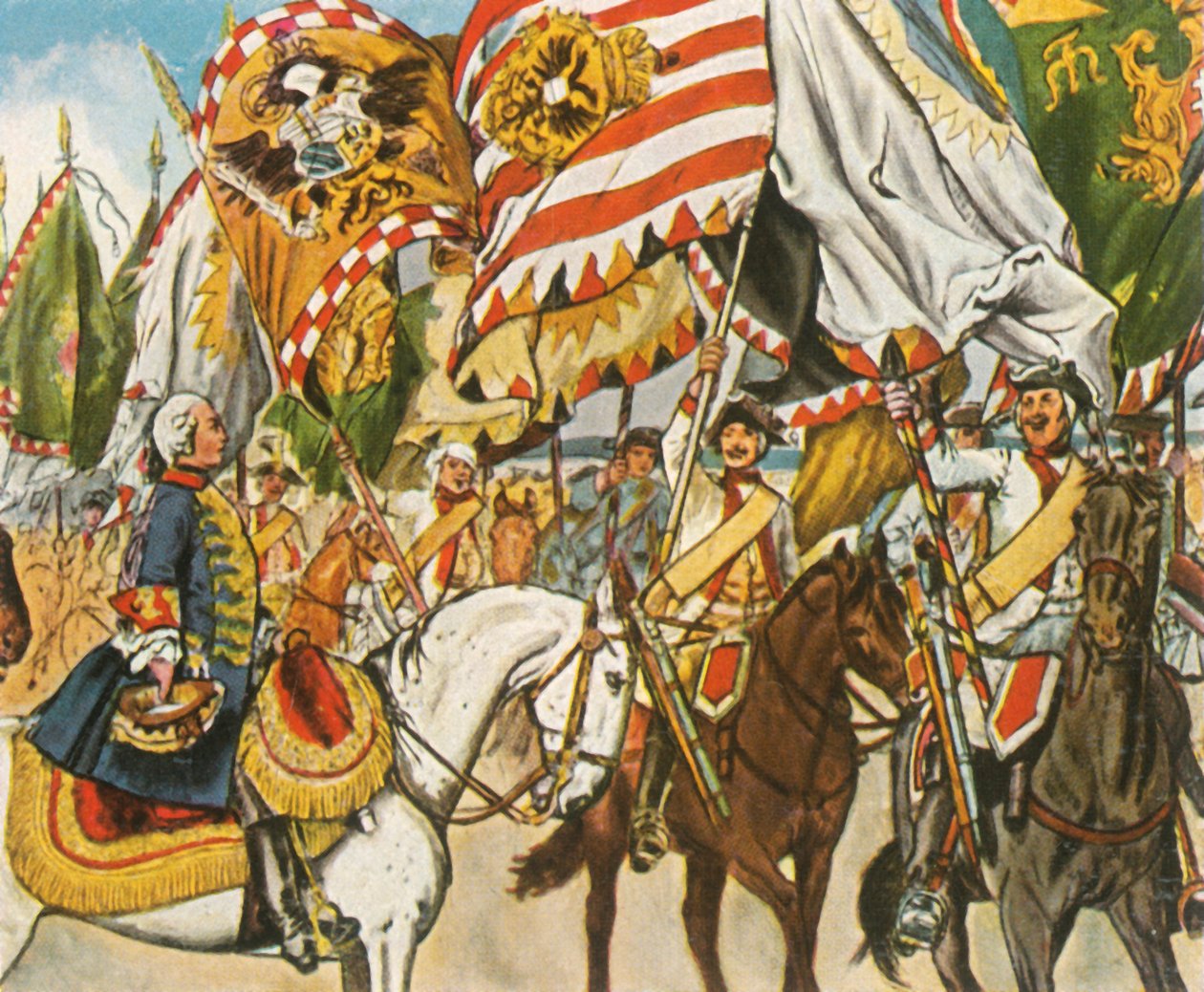 Święto zwycięstwa w Hohenfriedberg, 4 czerwca 1745, 1936. autorstwa Unbekannt