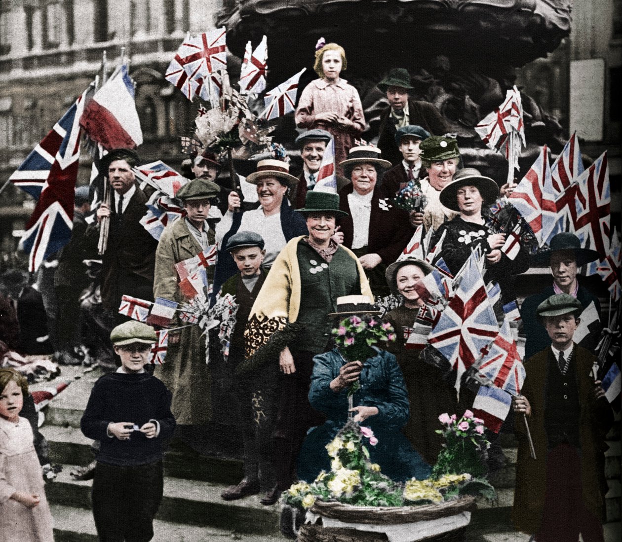 Obchody zwycięstwa pod Erosem, Piccadilly, Londyn, 1918, 1938 autorstwa Unbekannt