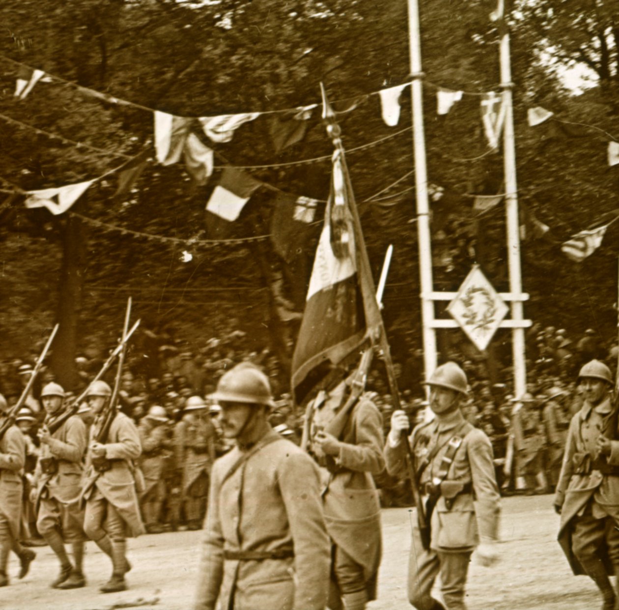 Parada zwycięstwa, 1918 autorstwa Unbekannt