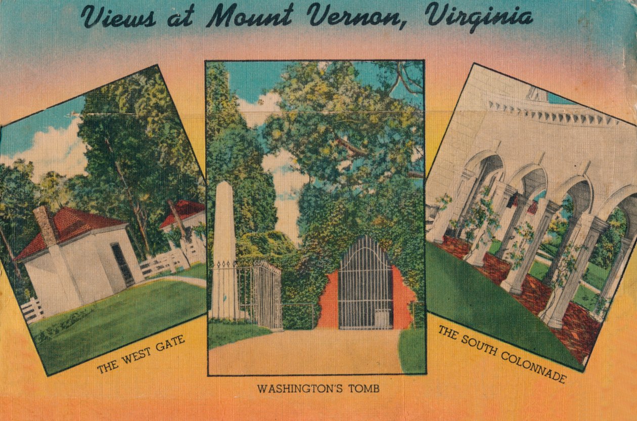 Widok na Mount Vernon, Wirginia, 1946 autorstwa Unbekannt