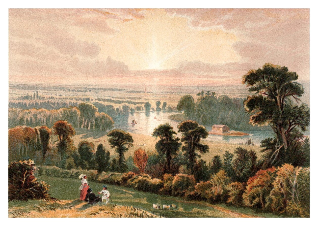 Widok z Richmond Hill, 1880 autorstwa Unbekannt