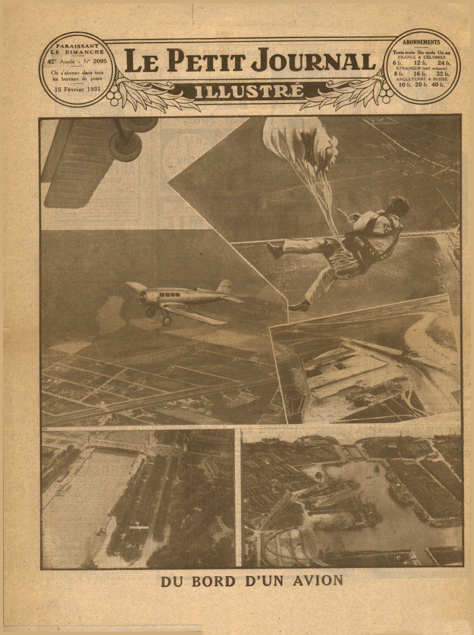 Widok z pokładu samolotu, 1931. autorstwa Unbekannt